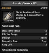 Level 10 Grenade - Smoke