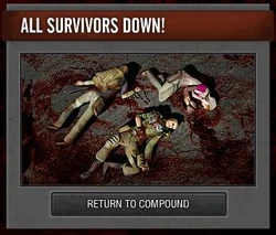 This image is shown when all compound survivors are incapacitated