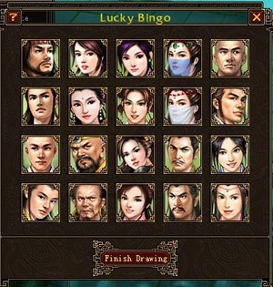 Lucky Bingo Draw Screen