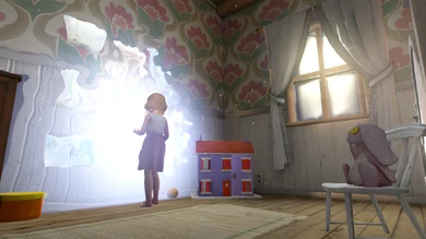 Under plushie Hugsy's watchful button eyes, Saga travels beyond the walls of the House of All Worlds for the very first time