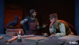 Early screenshot from Dreamfall Chapters featuring Enu