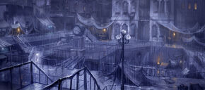 The dilapidated Venice Bridges