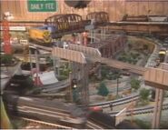 Chicago and norhtern western 400 new york central 785 and f3 and northern pacific 2349 in great toy train layouts of america part 2