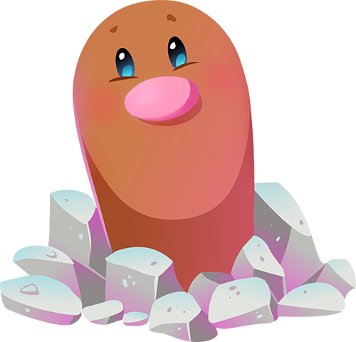 diglett underground monster