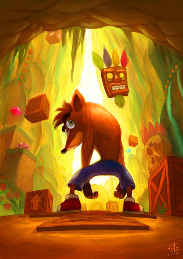 crash bandicoot anime form