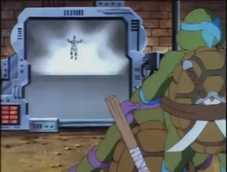 Portal Generator transformed into widescreen TV in The Foot Soldiers are Revolting (2)