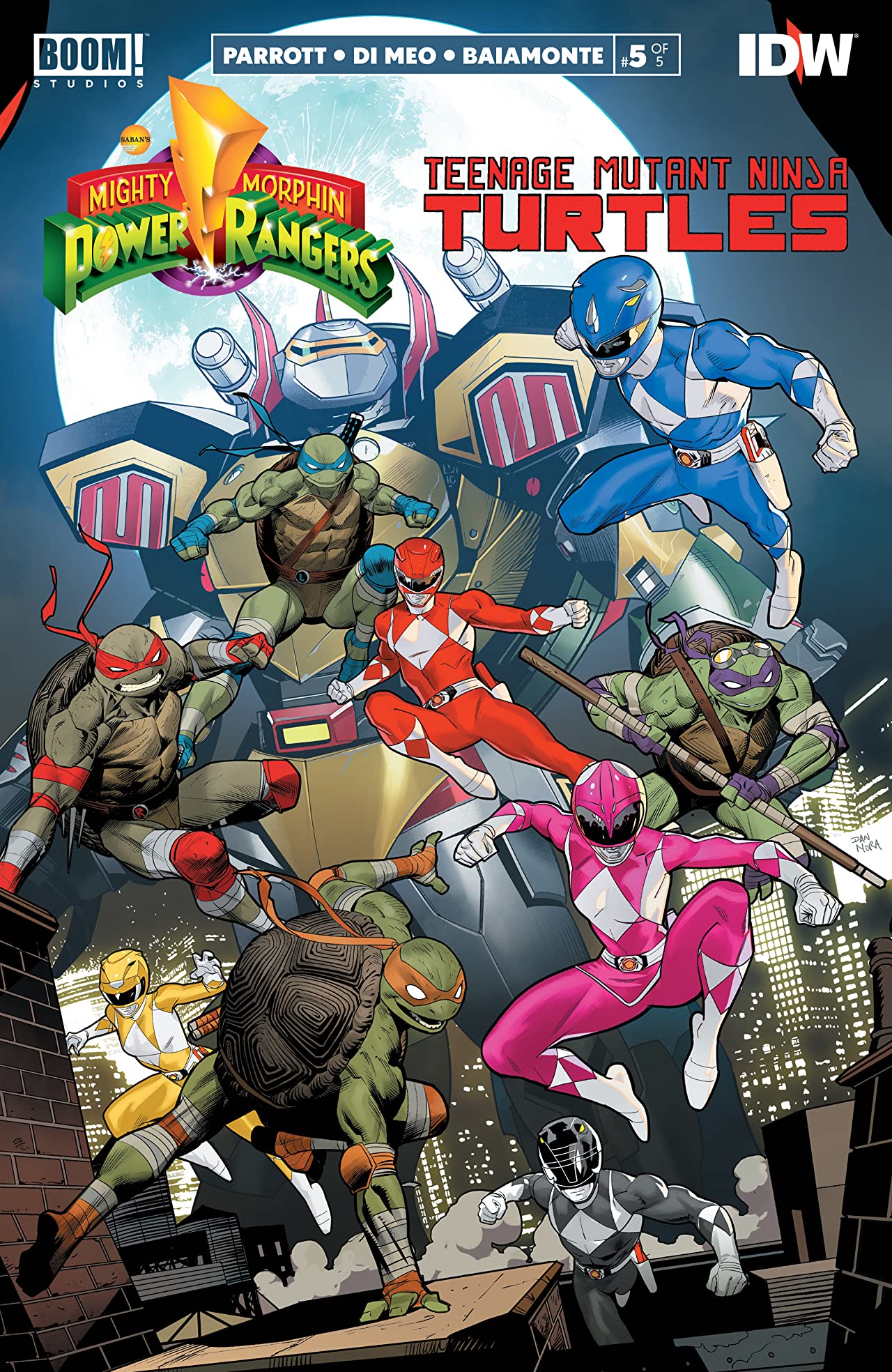 Mighty Morphin Power Rangers/Teenage Mutant Ninja Turtles II, Book by Ryan  Parrott, Dan Mora, Official Publisher Page