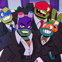 Rottmnt turtleswearingtux