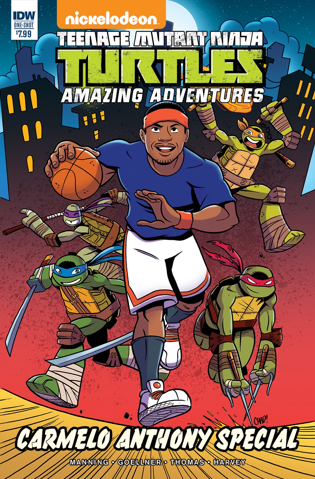 Carmelo Anthony will release a line of 'Teenage Mutant Ninja