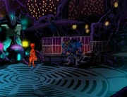 Gene seeds hanging in 's lair.