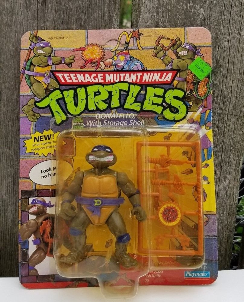 Storage Shell Leonardo, with Storage Shell (Teenage Mutant Ninja Turtles ( TMNT), Original Toyline, Good)