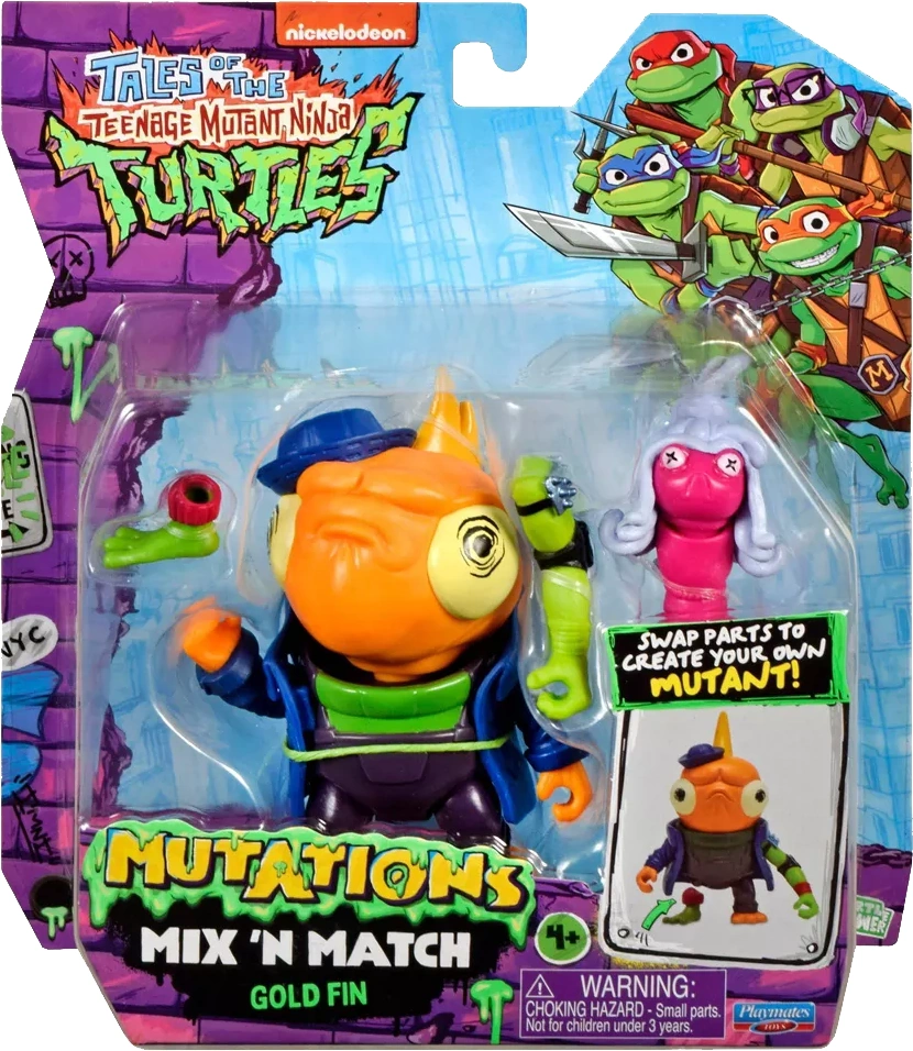 Mutations Mix 'n Match Goldfin (2024 action figure) | TMNTPedia