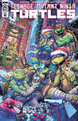 Eastman & Laird on variant cover TMNT #112