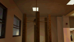 Raphael cuts a chandelier