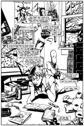 #7: Darkness Weaves Frontispiece by Michael Dooney