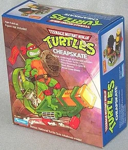 Skateboard Tortues Ninja – Cheapskate II (TMNT) Avec Boîte Et Notice – Vintage Années 90