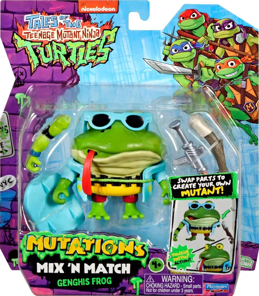 タートルズ genghis frog フィギュア プレイメイツ Amazon.com: Teenage Mutant Ninja Turtles: Mutant Mayhem 4