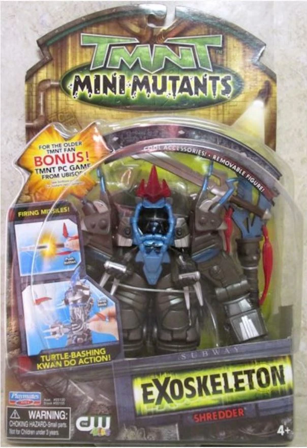 小太郎 Mini-Mutants Exoskeleton Shredder (2009 mini-figure) | TMNTPedia