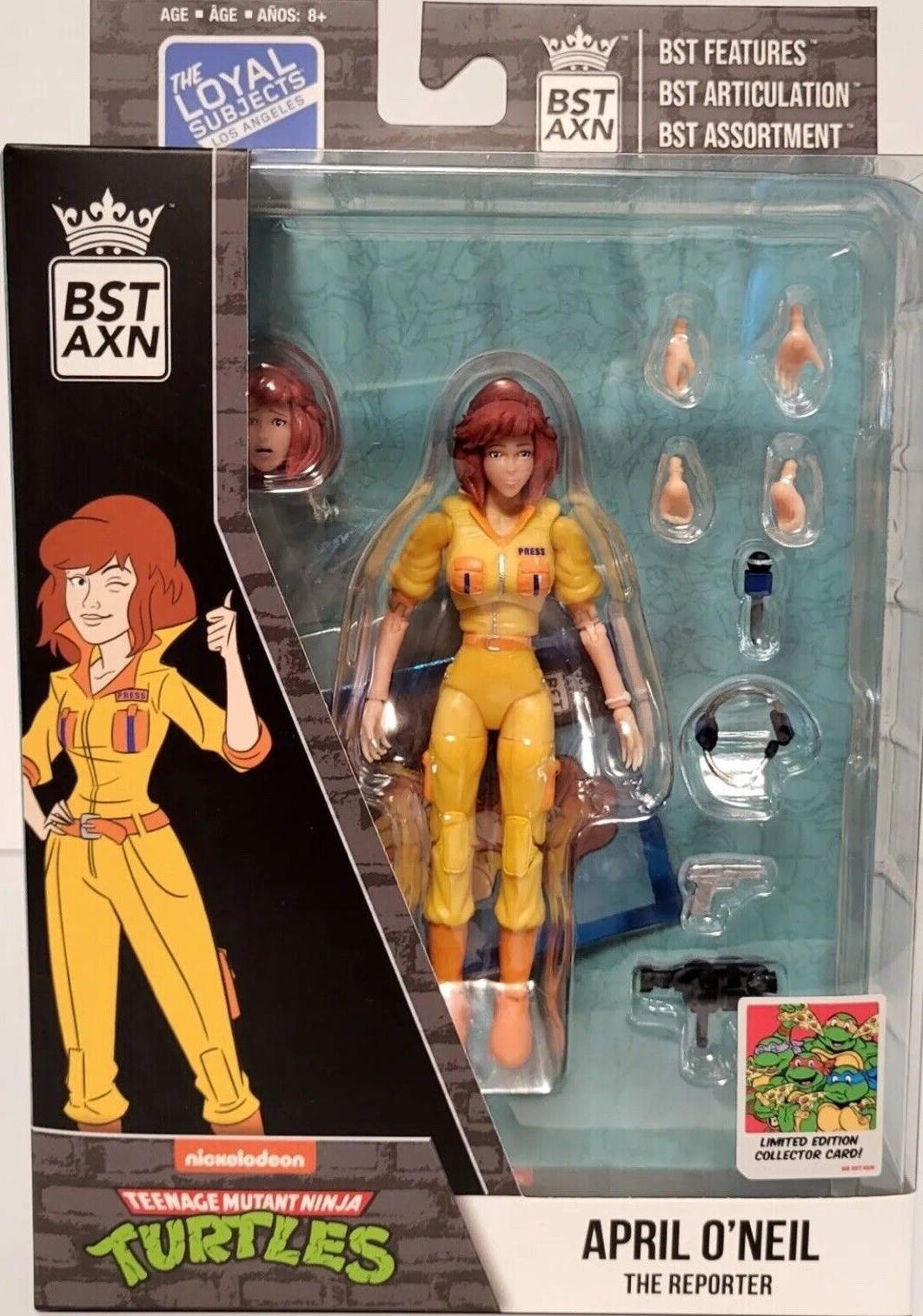 April O'Neil the Reporter (2023 BST AXN figure) | TMNTPedia April O'Neil the Reporter (2023 BST AXN figure) | TMNTPedia