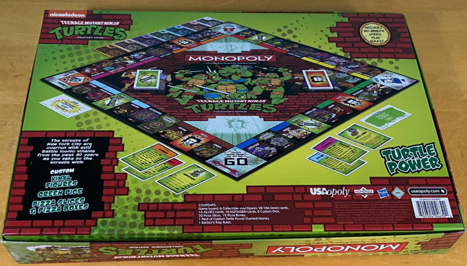 Monopoly Teenage Mutant Ninja Turtles Board Game for Kids and