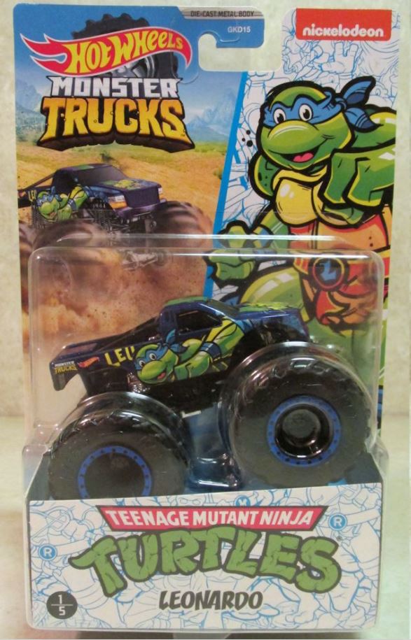 Hot Wheels Teenage Mutant Ninja Turtles Character Monster Trucks