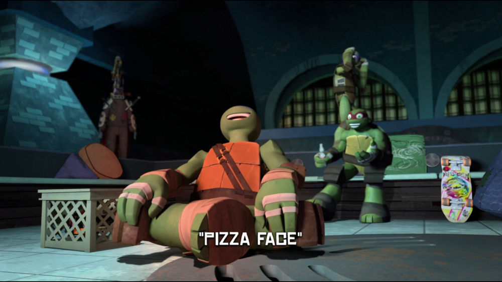 TMNT Pizza Slice Names Official Ninja Turtles Men's 