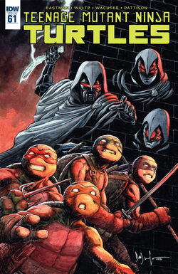 TMNT -61 Regular Cover by Dave Wachter