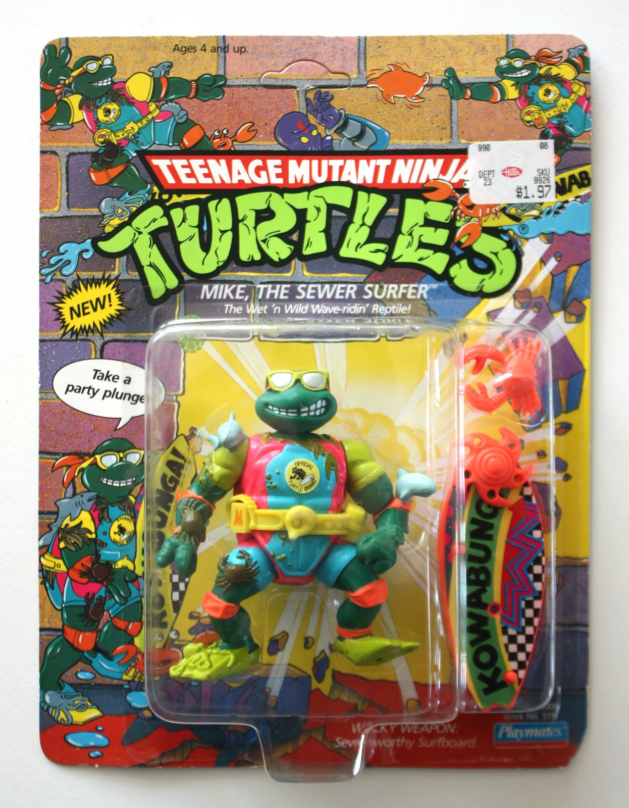 Mike, the Sewer Surfer (1990 action figure) | TMNTPedia | Fandom