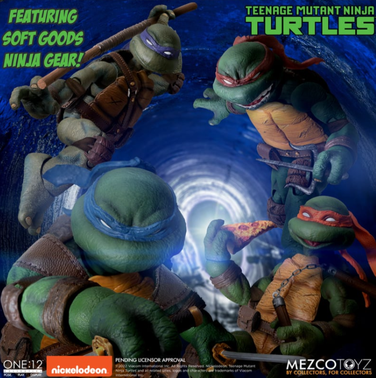 One:12 Teenage Mutant Ninja Turtles Deluxe Boxed Set (2024 action 