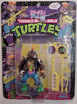 タートルズ　ロックスタイル Punker Don フィギュア Punker Don Figure Only Teenage Mutant Ninja Turtles 1991