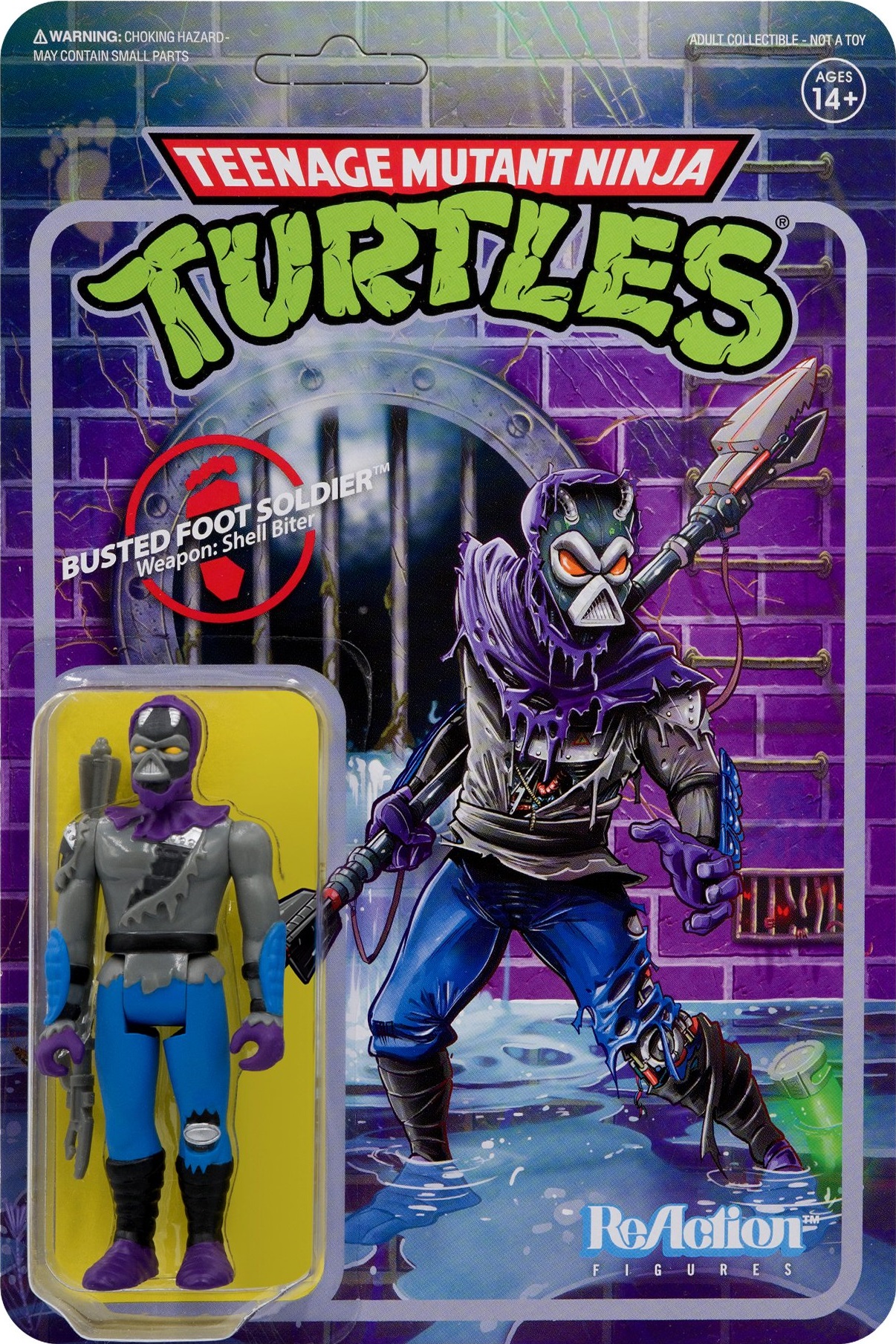 Busted Foot Soldier (ReAction) (2021 action figure) | TMNTPedia