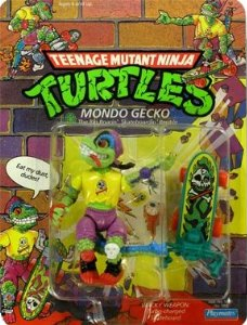 Mondo Gecko 1990 action figure TMNTPedia Fandom