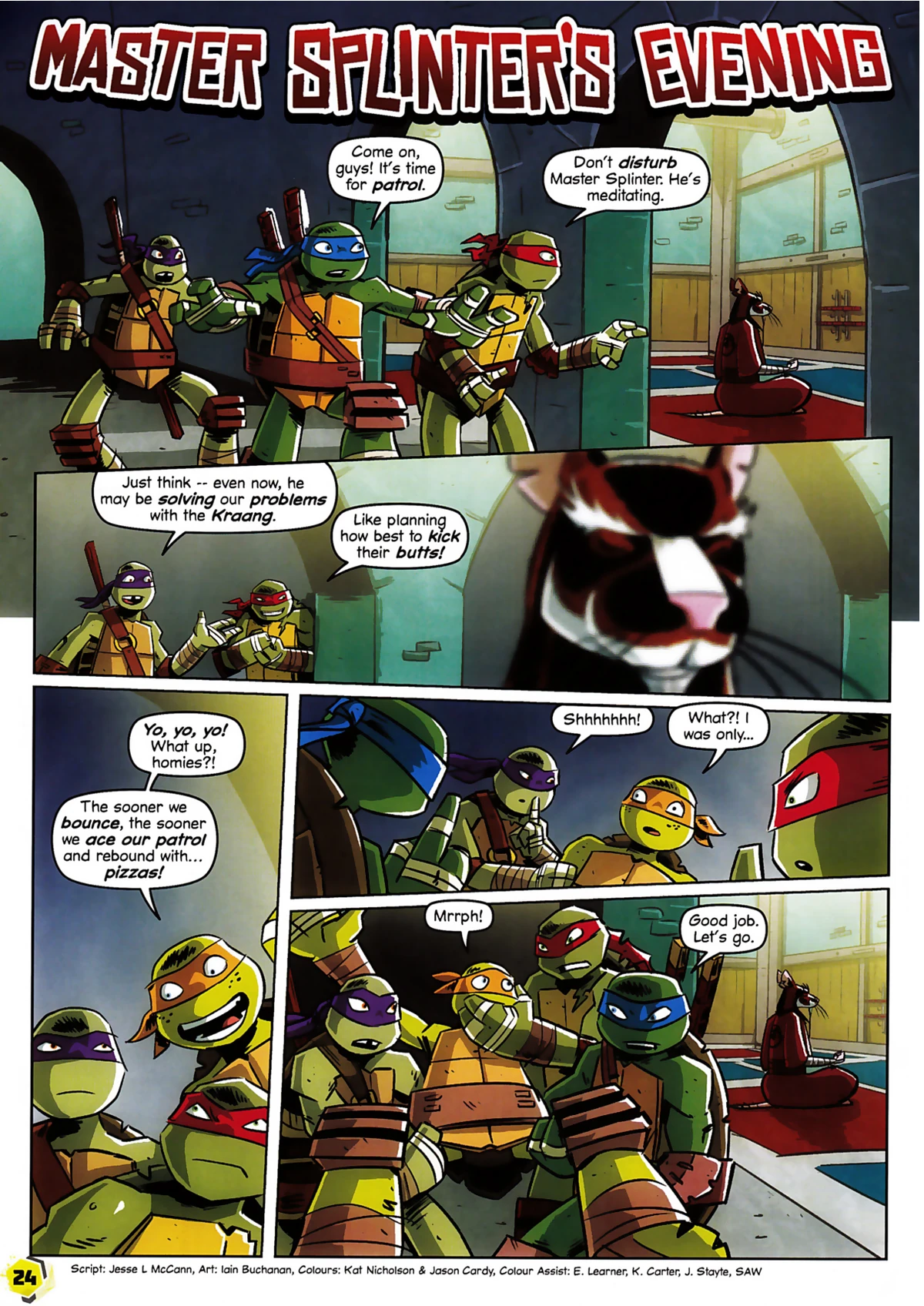 Master Splinter's Evening | TMNTPedia | Fandom