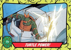 Turtle Power! Trading card