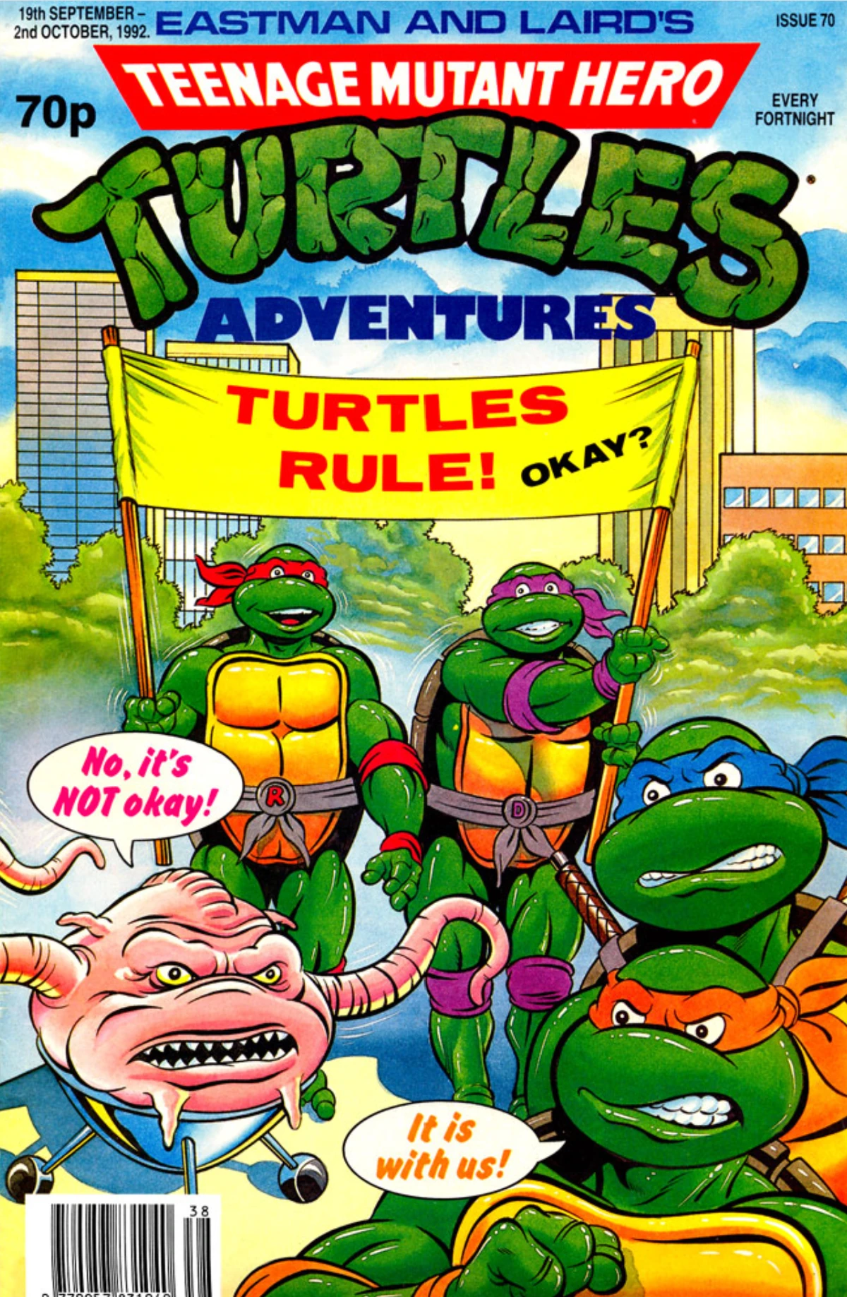 Teenage Mutant Hero Turtles Adventures issue 70 | TMNTPedia | Fandom