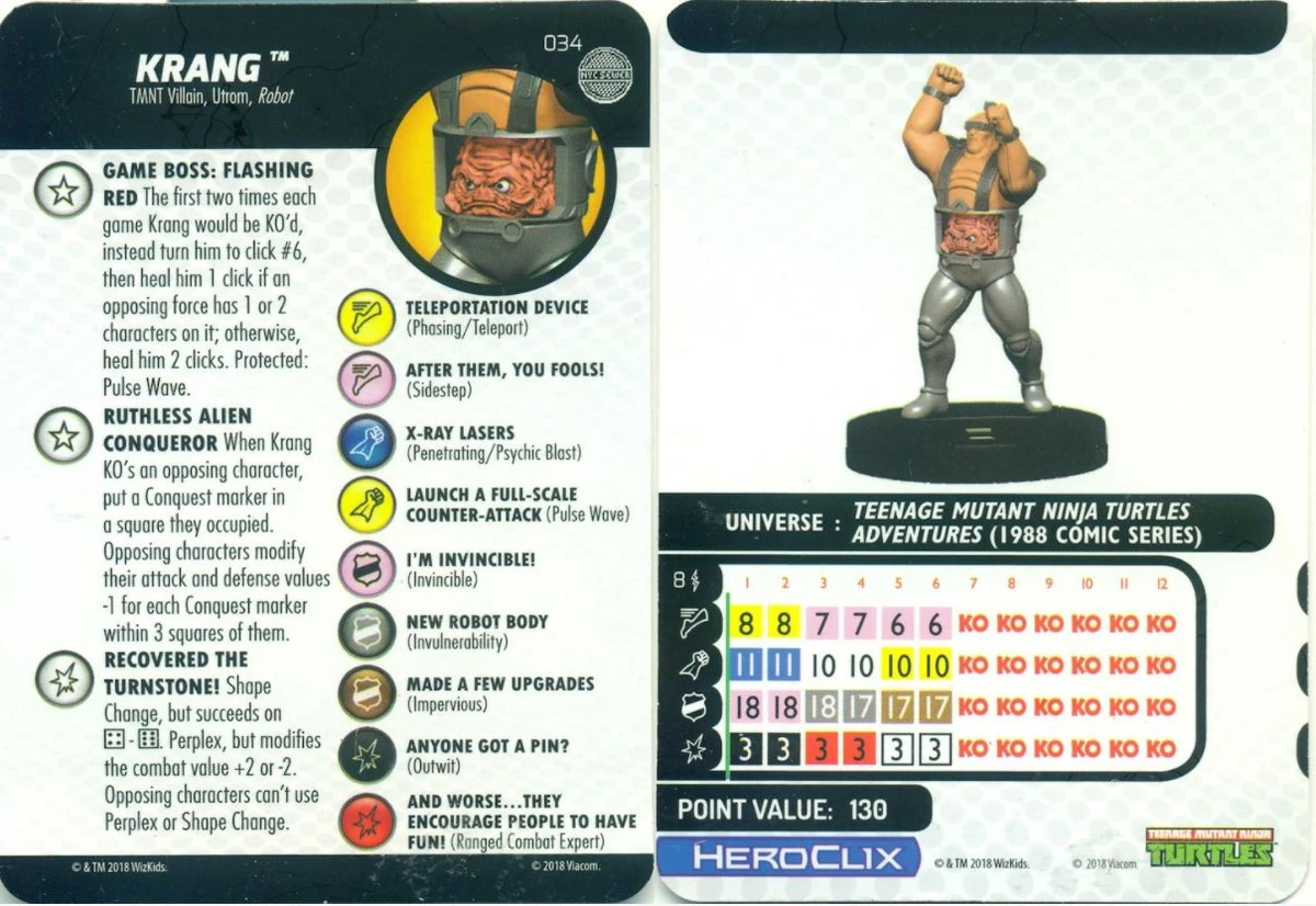 Krang (Heroclix TMNT4-034) | TMNTPedia | Fandom
