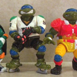 1991 Playmates TMNT Teenage Mutant Ninja Turtles Movie Star Raph -1