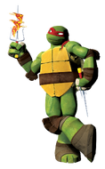 Tmnt sg raphael cgi-Nickelodeon-Teenage-Mutant-Ninja-Turtles-Cast Press-Image-raph-with-twin-sai-and-pizza