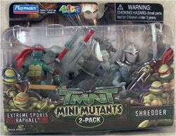 Mini-Mutants Extreme Sports Raphael & Shredder 2008 release