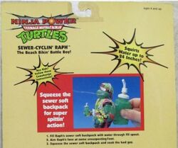 タートルズ　Sewer-Cyclin' Raph フィギュア Teenage Mutant Ninja Turtles Playmates Sewer Cyclin'