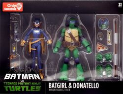 Batgirl and Donatello Batman vs. TMNT