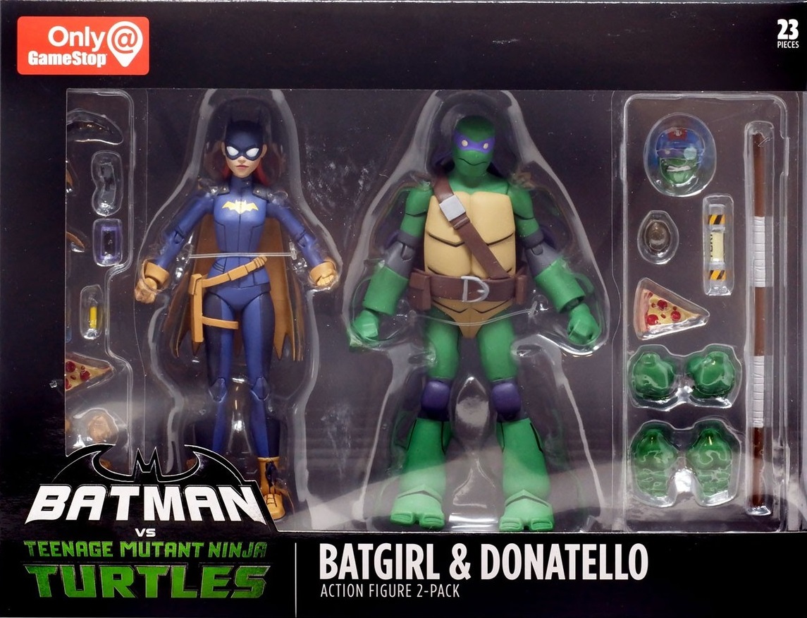 Batgirl & Donatello (2019 action figure set) | TMNTPedia | Fandom