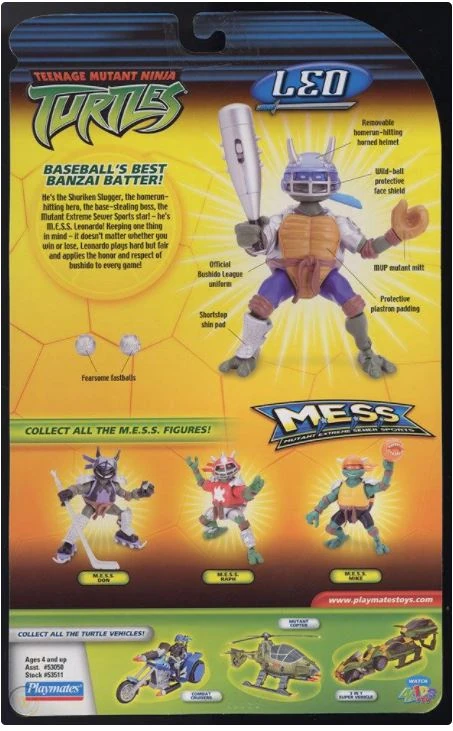 M.E.S.S. Leo (2005 action figure) | TMNTPedia | Fandom