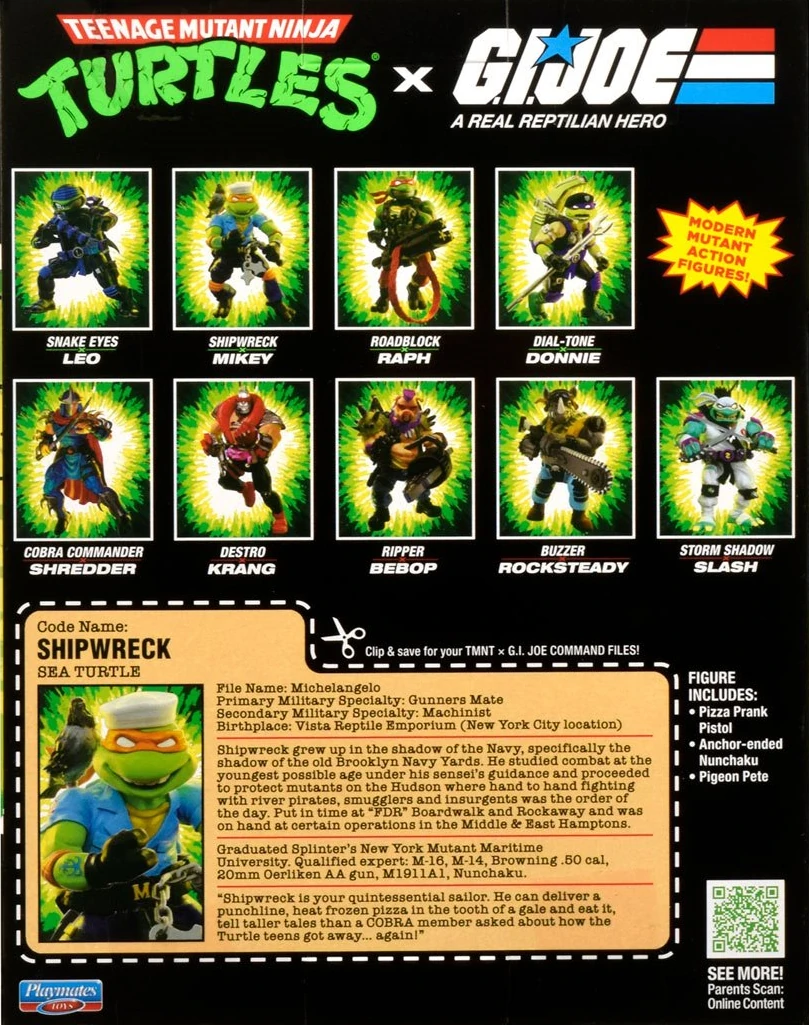 Shipwreck x Mikey (2026 action figure) | TMNTPedia | Fandom