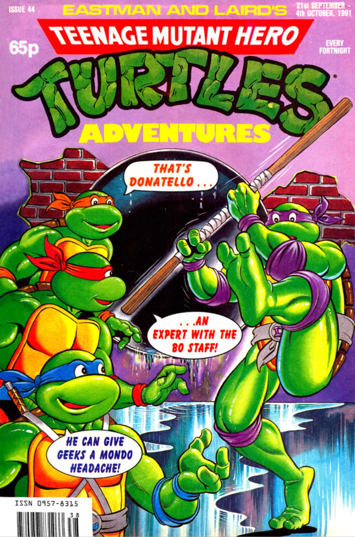 Teenage Mutant Hero Turtles Adventures issue 44 | TMNTPedia | Fandom