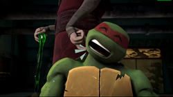 Splinter pinching Raph