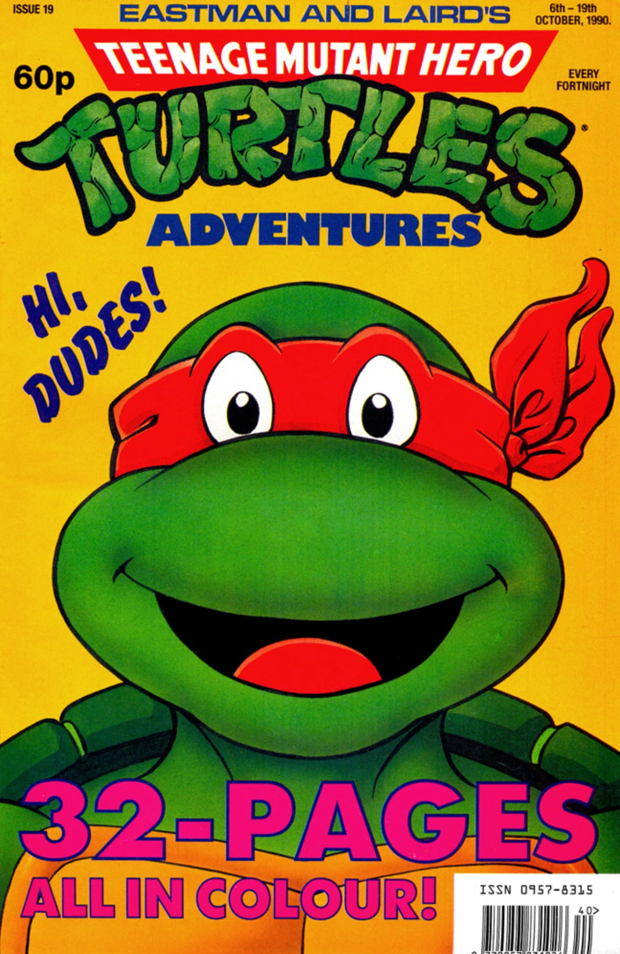 Teenage Mutant Hero Turtles Adventures issue 19 | TMNTPedia | Fandom