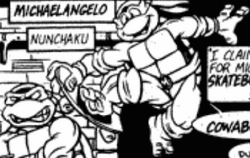 Michaelangelo TMNT comic strip