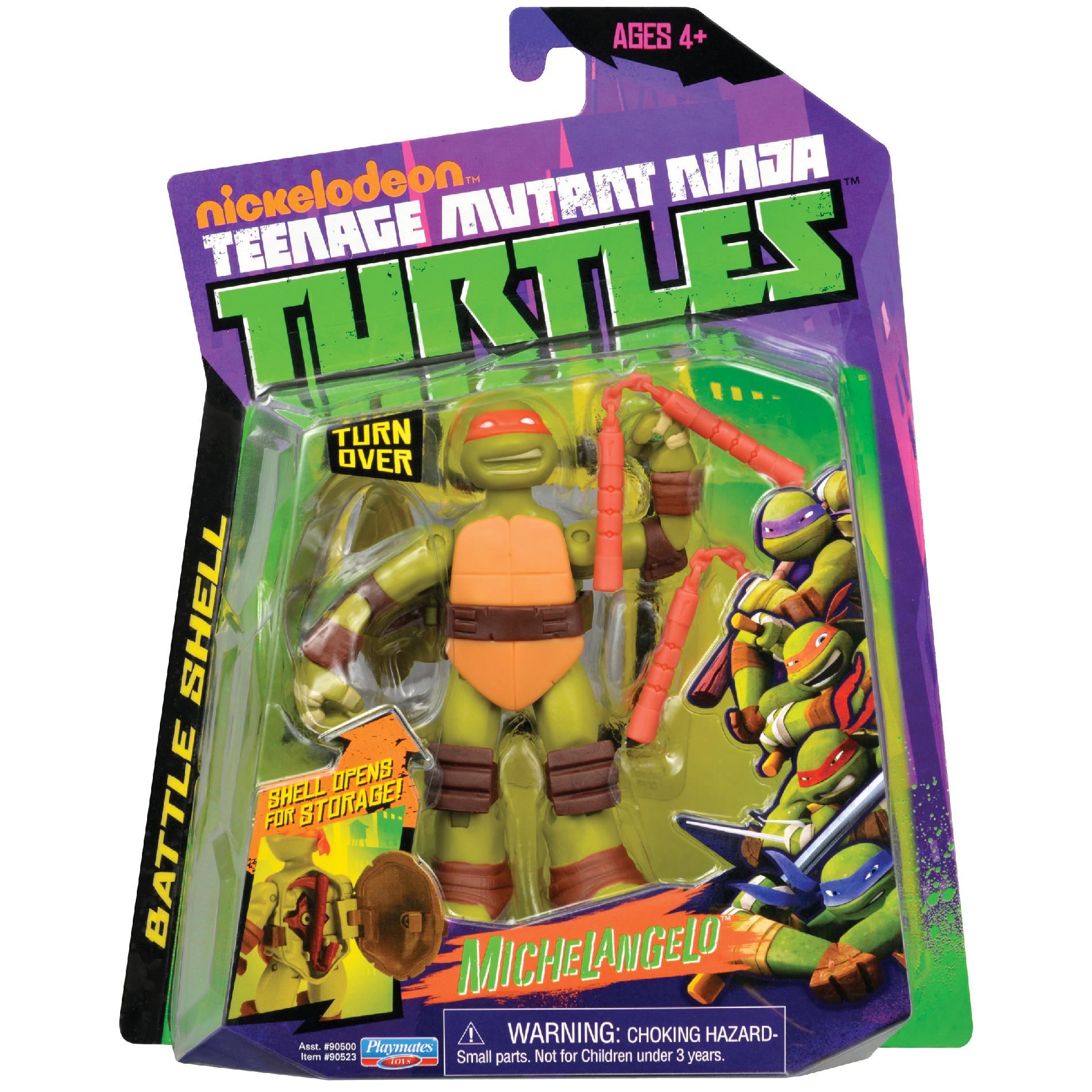 Tmnt battle shop shell figures