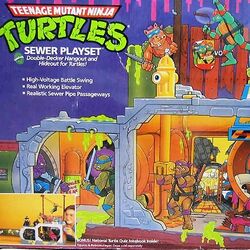 Ninja turtle base toy outlet